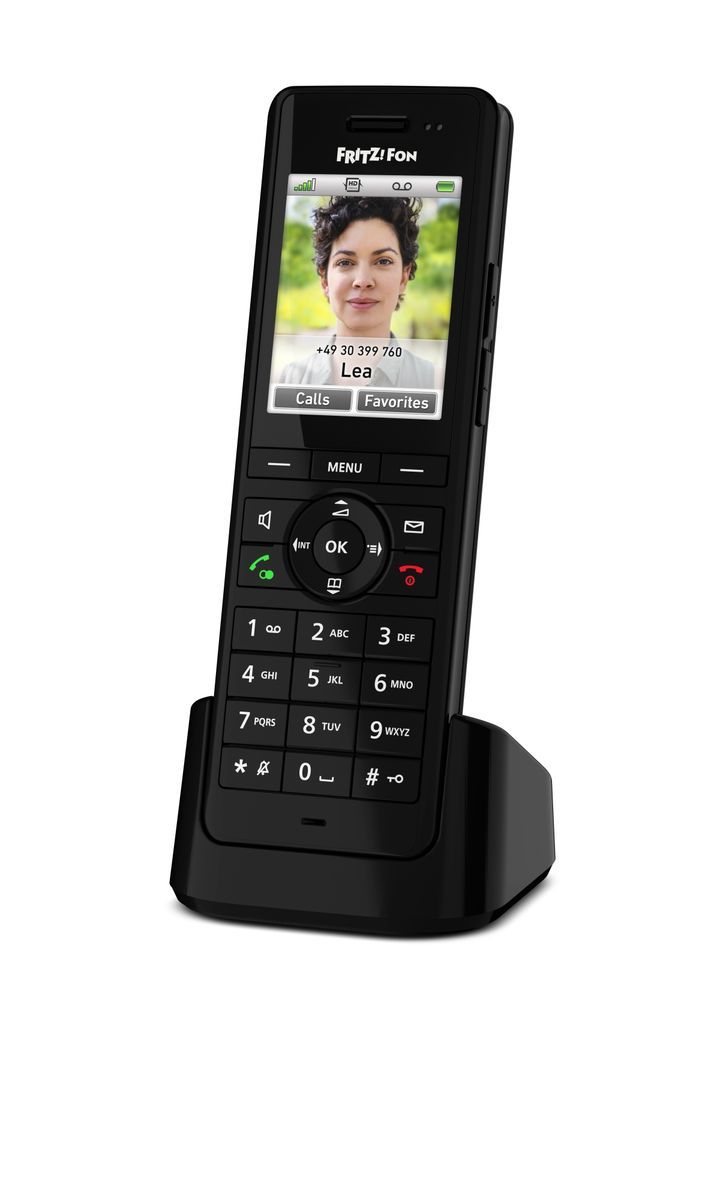 FRITZ!Fon X6 INT Telefono DECT Identificatore di chiamata Nero [20003009]