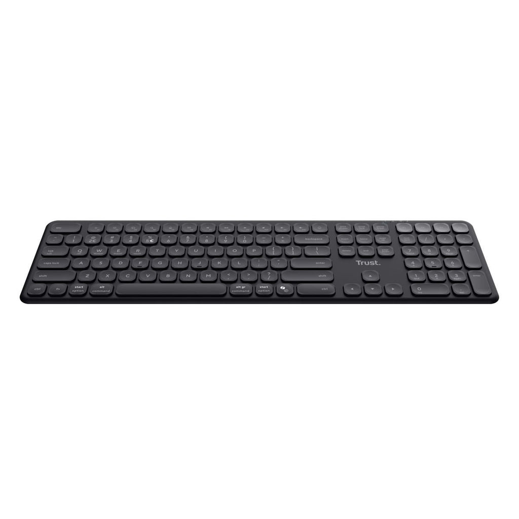 Trust Vaiya tastiera Universale USB + RF Wireless + Bluetooth Italiano Nero [25633]