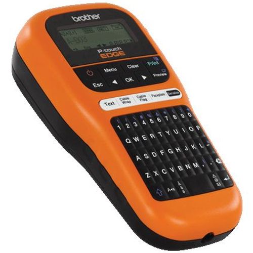 Brother PT-E110 stampante per etichette (CD) Trasferimento termico 180 x 180 DPI 20 mm/s HGe/TZe QWERTY [PTE110U1]
