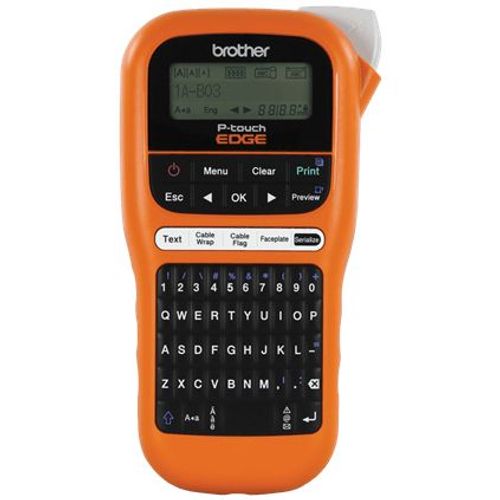 Brother PT-E110 stampante per etichette (CD) Trasferimento termico 180 x 180 DPI 20 mm/s HGe/TZe QWERTY [PTE110U1]