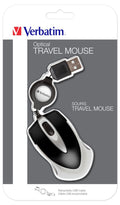 Verbatim Mouse ottico da viaggio Go Mini - Nero [49020]