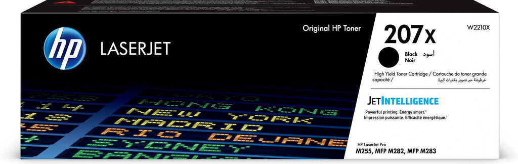 HP Cartuccia toner nero originale LaserJet 207X ad alta capacità [W2210X]
