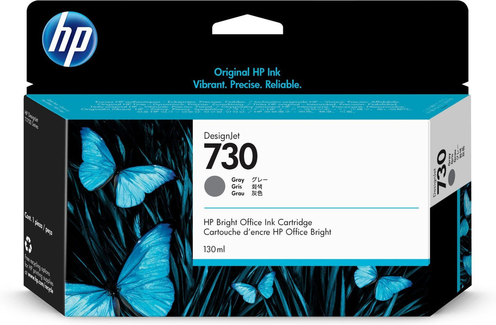 HP Cartuccia di inchiostro grigio DesignJet 730 da 130 ml [P2V66A]