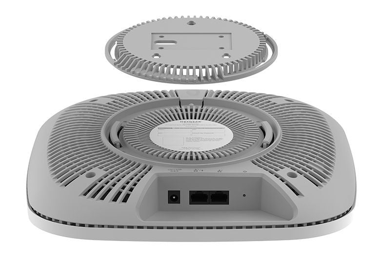 NETGEAR Insight Cloud Managed WiFi 6 AX6000 Tri-band Multi-Gig Access Point (WAX630) 6000 Mbit/s Bianco Supporto Power over Ethernet (PoE) [WAX630-100EUS]