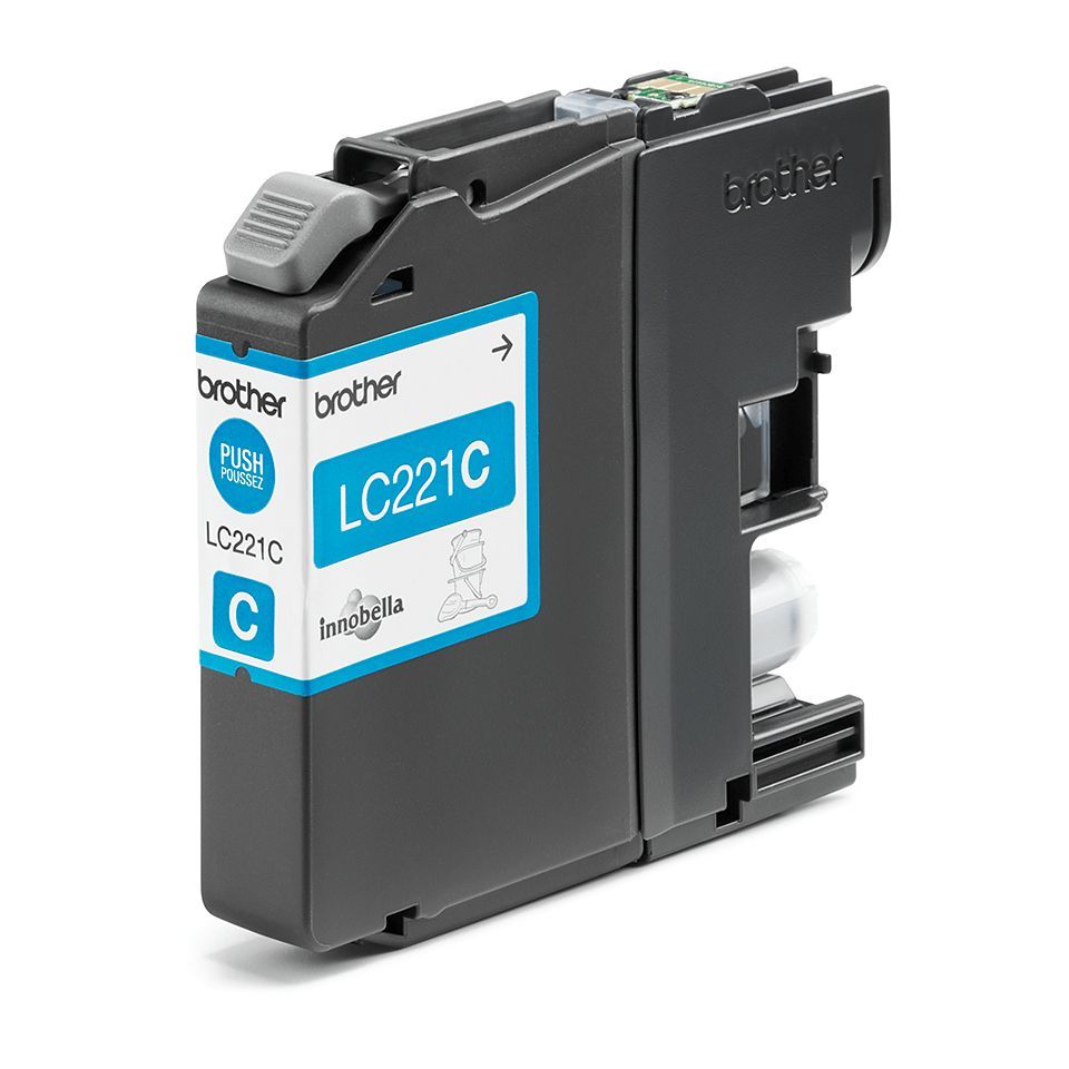 Brother LC221C cartuccia d'inchiostro 1 pz Originale Ciano [LC221C]