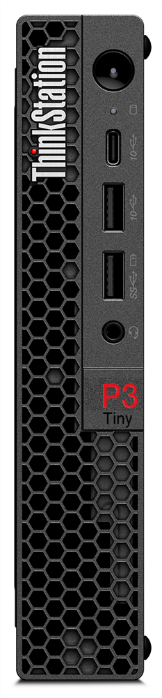 Lenovo ThinkStation P3 Tiny Intel Core i7 i7-14700T 32 GB DDR5-SDRAM 1 TB SSD NVIDIA T400 Windows 11 Pro Mini PC Stazione di lavoro Nero [30H0005RIX]