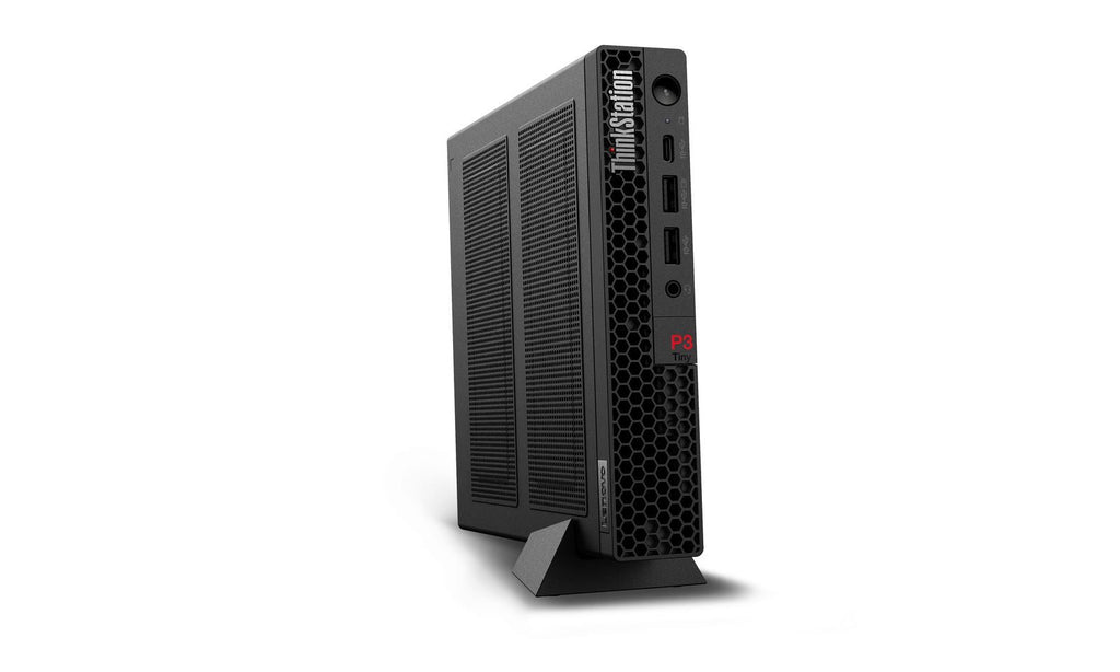 Lenovo ThinkStation P3 Tiny Intel Core i7 i7-14700T 32 GB DDR5-SDRAM 1 TB SSD NVIDIA T400 Windows 11 Pro Mini PC Stazione di lavoro Nero [30H0005RIX]