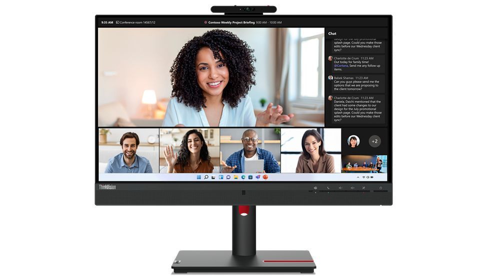 Lenovo ThinkVision T24mv-30 LED display 60,5 cm (23.8") 1920 x 1080 Pixel Full HD Nero [63D7UAT3EU]