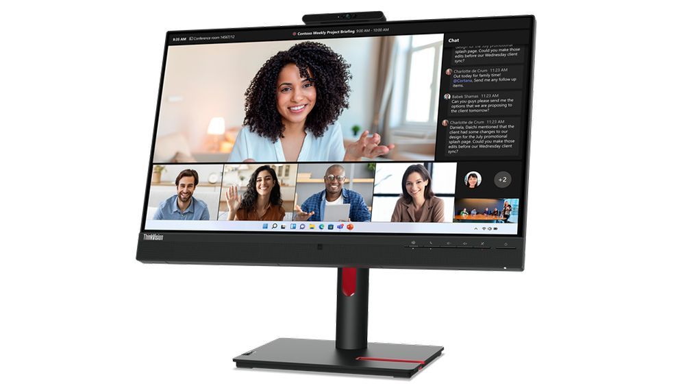 Lenovo ThinkVision T24mv-30 LED display 60,5 cm (23.8") 1920 x 1080 Pixel Full HD Nero [63D7UAT3EU]