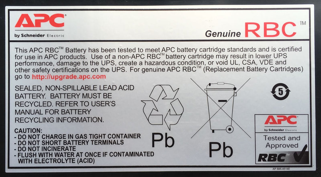APC RBC34 batteria UPS Acido piombo (VRLA) [RBC34]