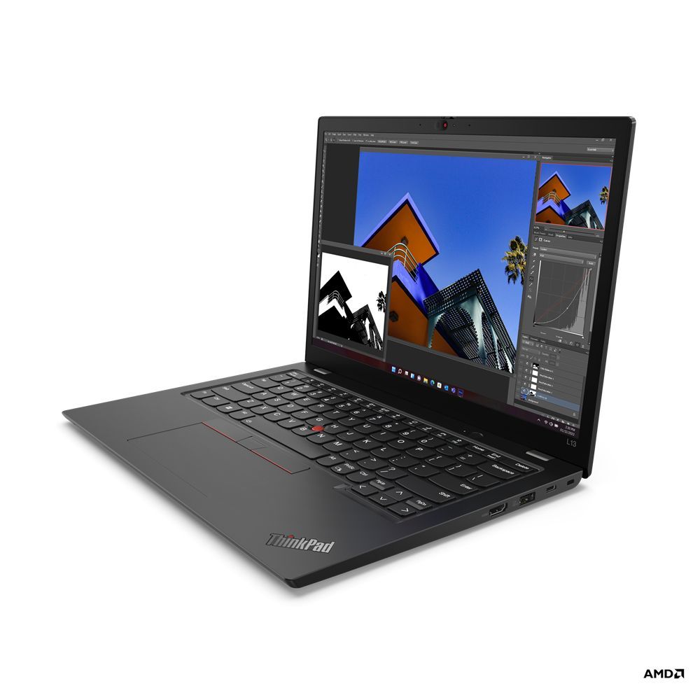 Lenovo ThinkPad L13 AMD Ryzen 5 PRO 7530U Computer portatile 33,8 cm (13.3") WUXGA 16 GB DDR4-SDRAM 512 GB SSD Wi-Fi 6E (802.11ax) Windows 11 Pro Nero [21FN0007IX]
