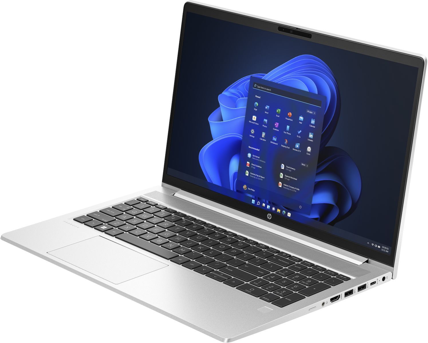 HP ProBook 455 G10 AMD Ryzen 7 7730U Computer portatile 39,6 cm (15.6") Full HD 16 GB DDR4-SDRAM 512 GB SSD Wi-Fi 6E (802.11ax) Windows 11 Pro Argento [B39RVAT#ABZ]