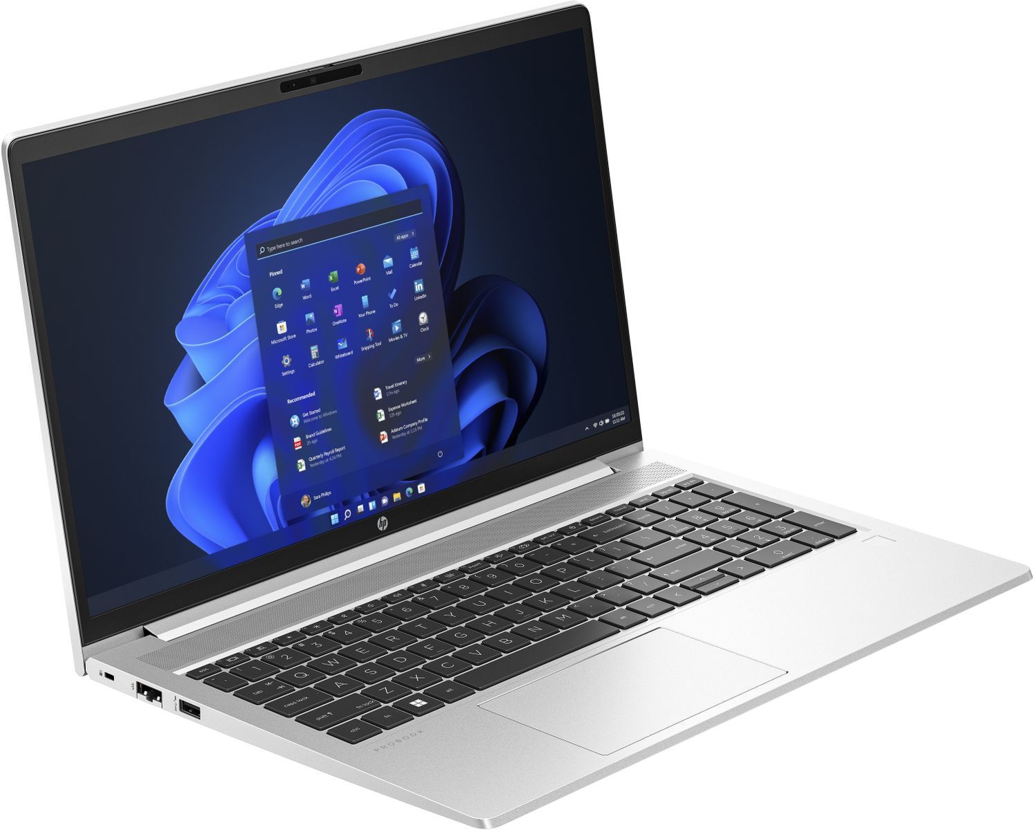 HP ProBook 455 G10 AMD Ryzen 7 7730U Computer portatile 39,6 cm (15.6") Full HD 16 GB DDR4-SDRAM 512 GB SSD Wi-Fi 6E (802.11ax) Windows 11 Pro Argento [B39RVAT#ABZ]