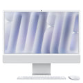 Apple iMac 24"Retina Display 4,5K, Chip M4 con CPU 10core, GPU 10core, 16GB, 512GB SSD, Argento [MWUV3T/A]
