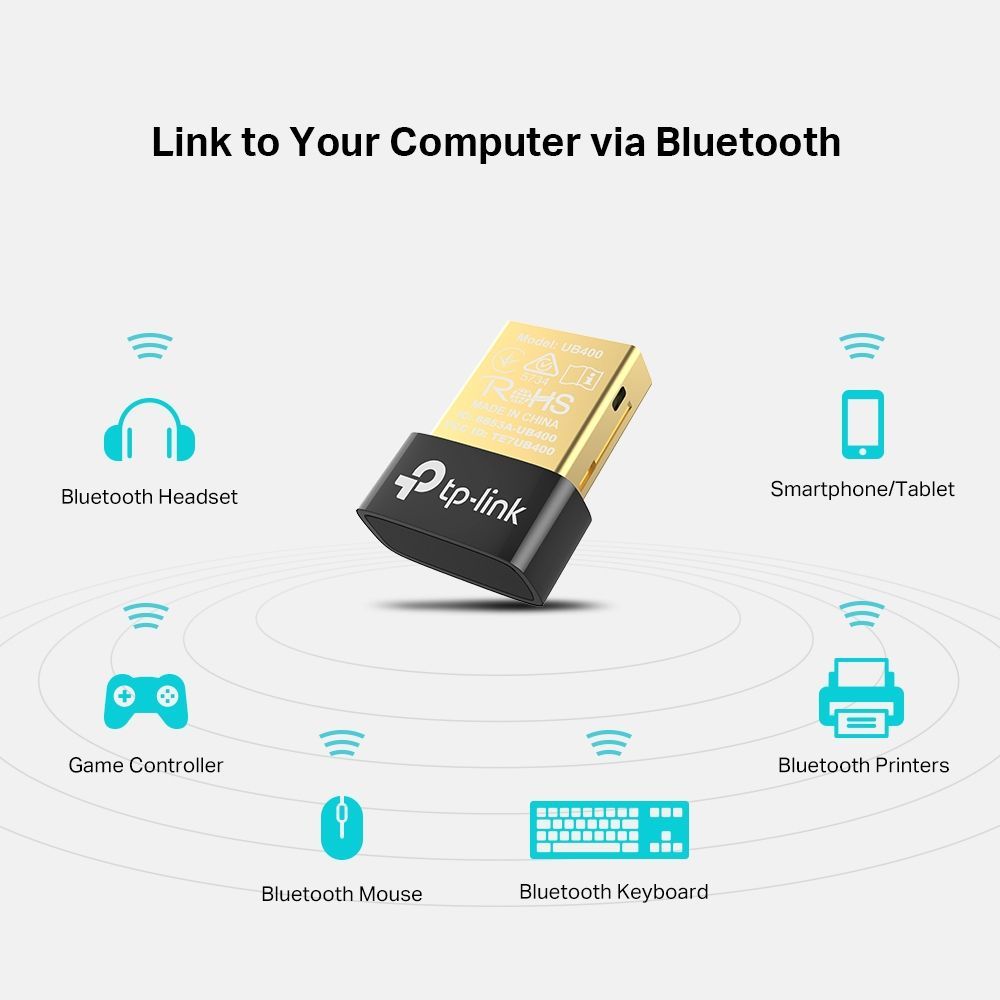 TP-Link UB400 scheda di interfaccia e adattatore Bluetooth [UB400]