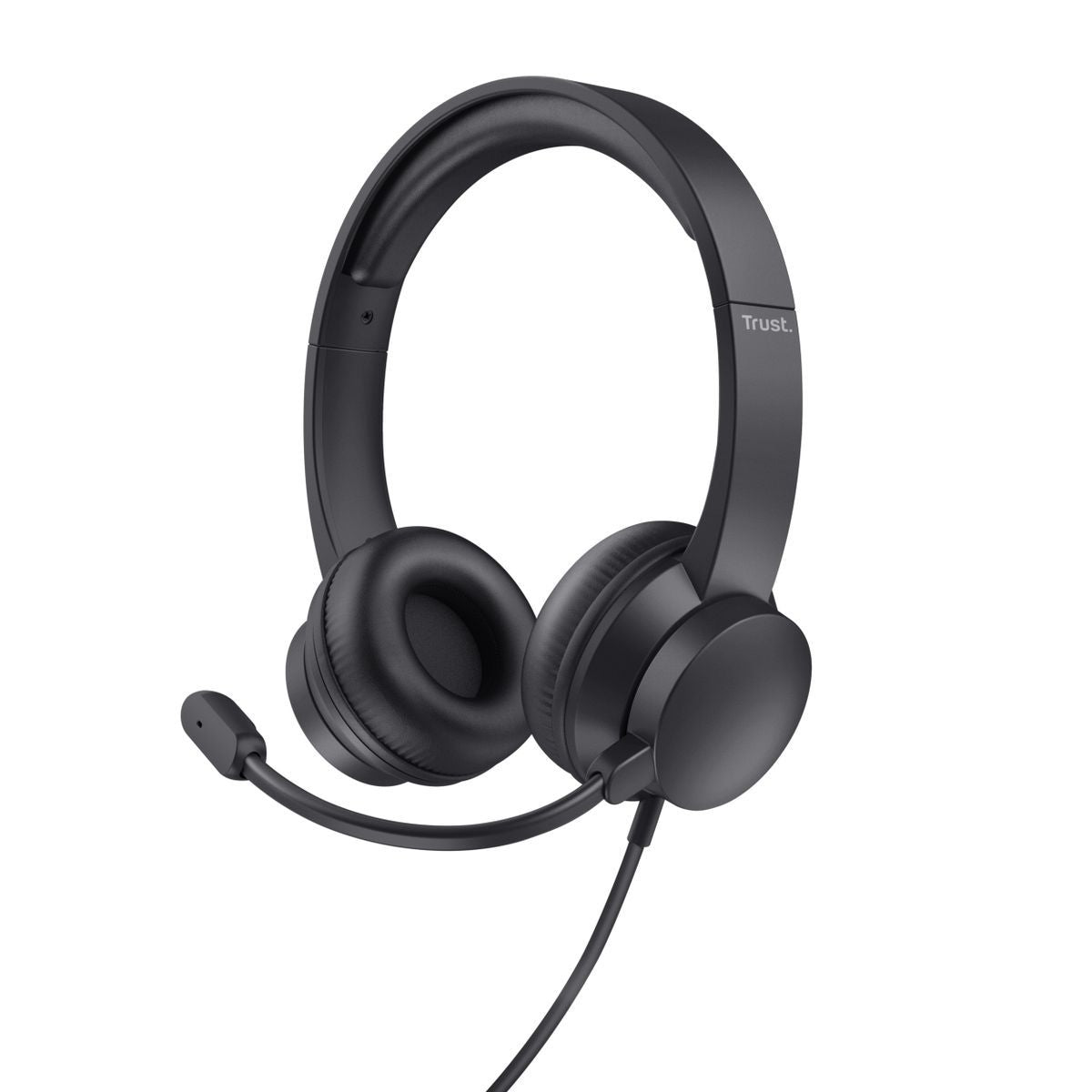 Trust HS-150 Auricolare Cablato A Padiglione Ufficio Nero [25333]