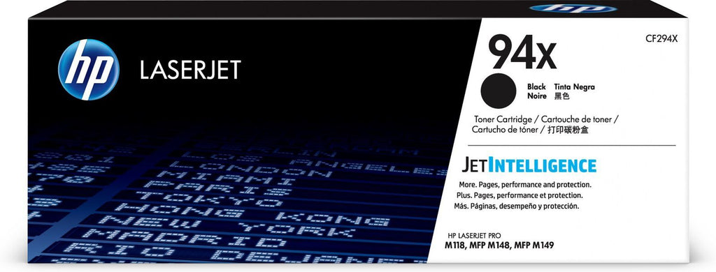 HP Cartuccia toner nero originale LaserJet 94X ad alta capacità [CF294X]