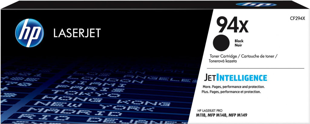 HP Cartuccia toner nero originale LaserJet 94X ad alta capacità [CF294X]