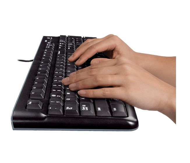 Logitech MK220 Combo Tastiera e Mouse Wireless Compatti per Windows, 2,4 GHz Wireless con Ricevitore USB Unifying, Durata Batteria di 24 Mesi, Compatibile con PC, Laptop [920-003721]