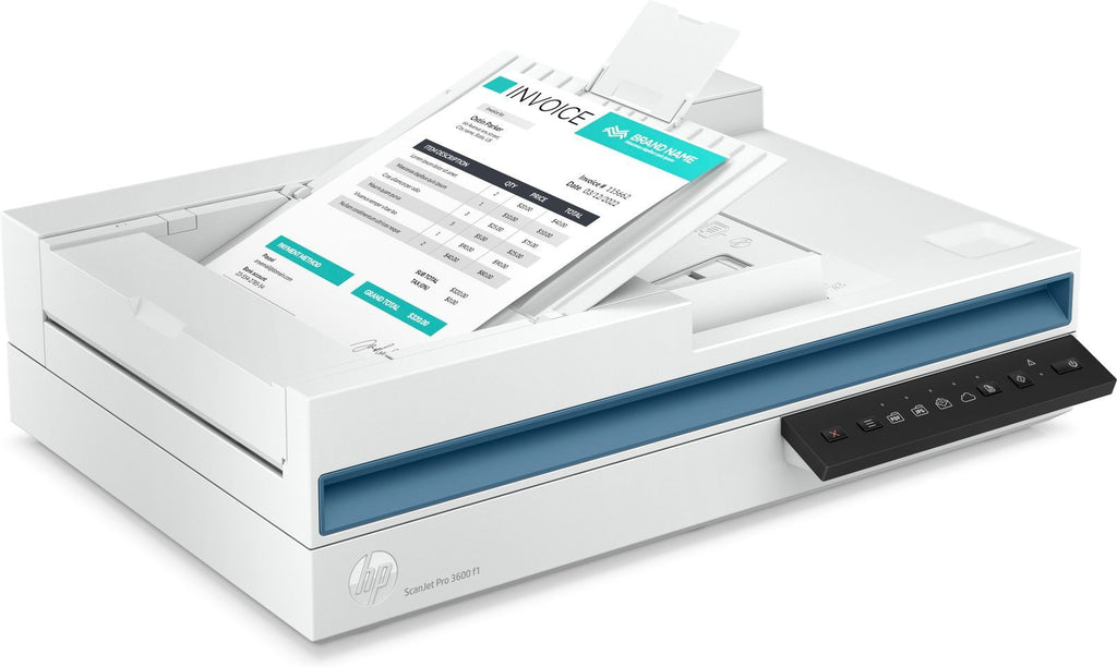 HP Scanjet Pro 3600 f1 Scanner piano e ADF 1200 x 1200 DPI A4 Bianco [20G06A#B19]