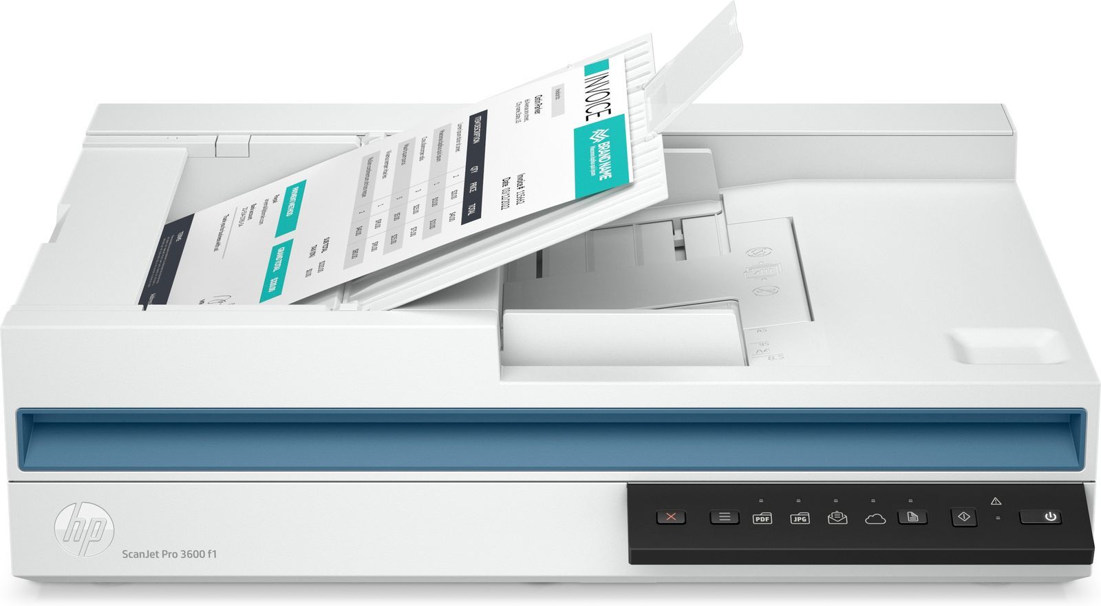 HP Scanjet Pro 3600 f1 Scanner piano e ADF 1200 x 1200 DPI A4 Bianco [20G06A#B19]