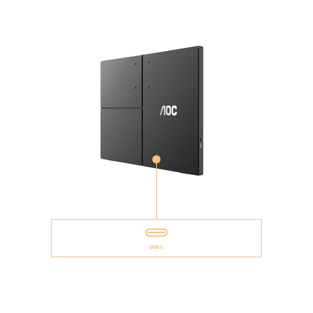 AOC T2 16T3EA Monitor PC 39,6 cm (15.6") 1920 x 1080 Pixel Full HD Nero [16T3EA]