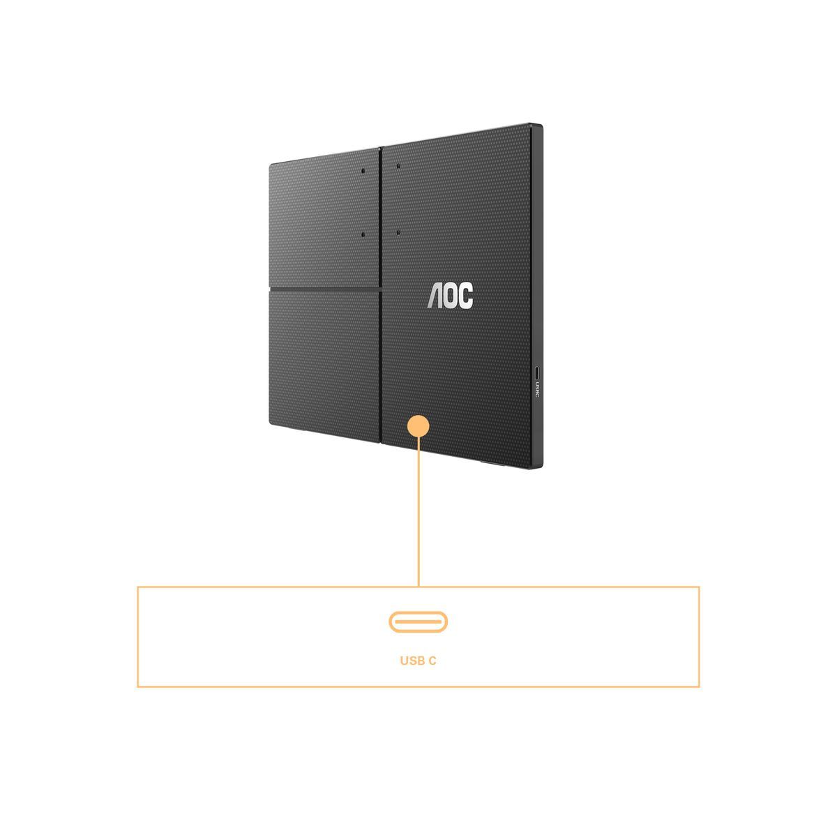 AOC T2 16T3EA Monitor PC 39,6 cm (15.6") 1920 x 1080 Pixel Full HD Nero [16T3EA]