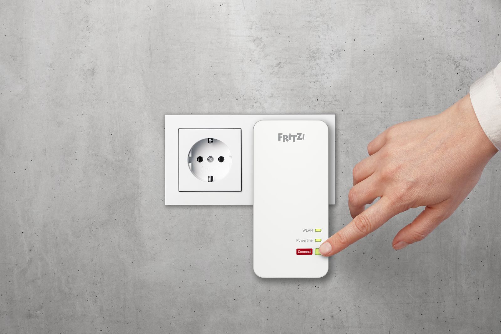 FRITZ!Powerline 1240 AX WLAN Set 1200 Mbit/s Collegamento ethernet LAN Wi-Fi Bianco 2 pz [20003038]