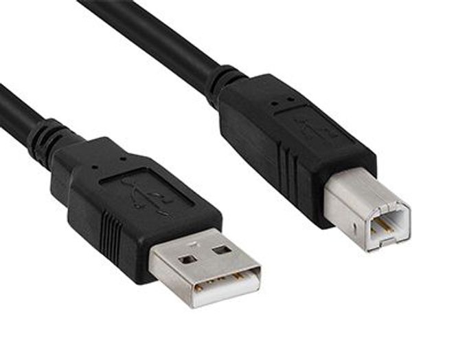 Hamlet XCU2AB50 cavo USB USB 2.0 5 m USB A USB B Nero [XCU2AB50]
