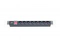 PDU 8 PRESE BIPASSO-SCHUKO INT.ON/OFF LUMINOSO 1U [ITR-309139]