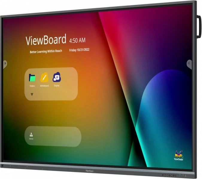 Viewsonic IFP7550-5F lavagna interattiva 190,5 cm (75") 3840 x 2160 Pixel Touch screen Nero HDMI [IFP7550-5F]