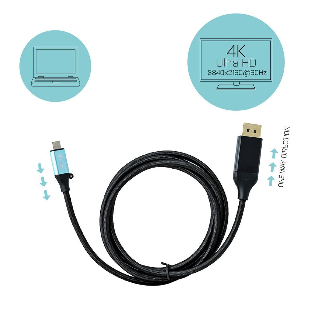 i-tec USB-C DisplayPort Cable Adapter 4K / 60 Hz 150cm [C31CBLDP60HZ]