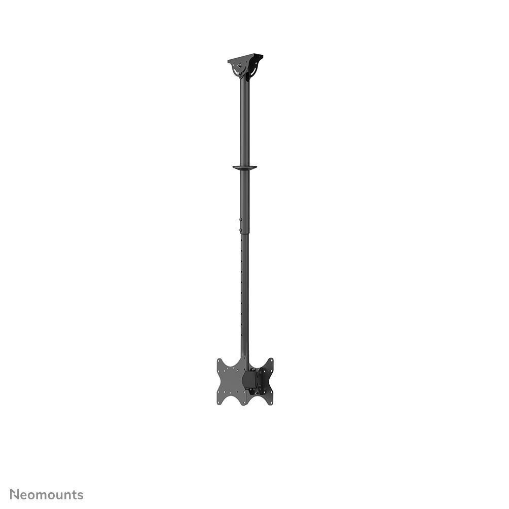 Neomounts CL35-340BL22 Supporto a soffitto per doppio monitor/TV 23-42" - alt. 106-156 cm [CL35-340BL22]