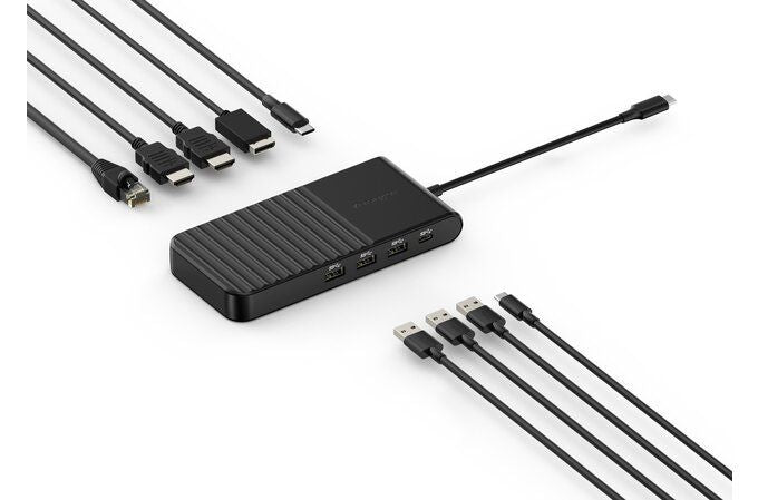 Kensington UH1500P Cablato USB 3.2 Gen 2 (3.1 Gen 2) Type-C Nero [K34039WW]