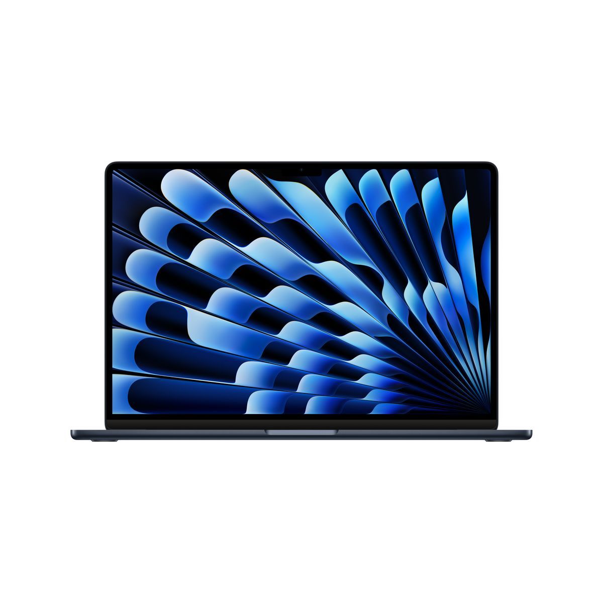 Apple MacBook Air 15'' M3 chip con core 8 CPU e core 10 GPU, 8GB, 256GB SSD Mezzanotte [MRYU3T/A]