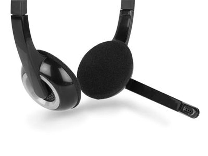 Hamlet HHEADMUS-CJ cuffia e auricolare Cablato A Padiglione Ufficio USB tipo-C Nero [HHEADMUS-CJ]