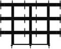 ITB MB9734 55" Portable flat panel floor stand Nero base da pavimento per tv a schermo piatto [MB9734]