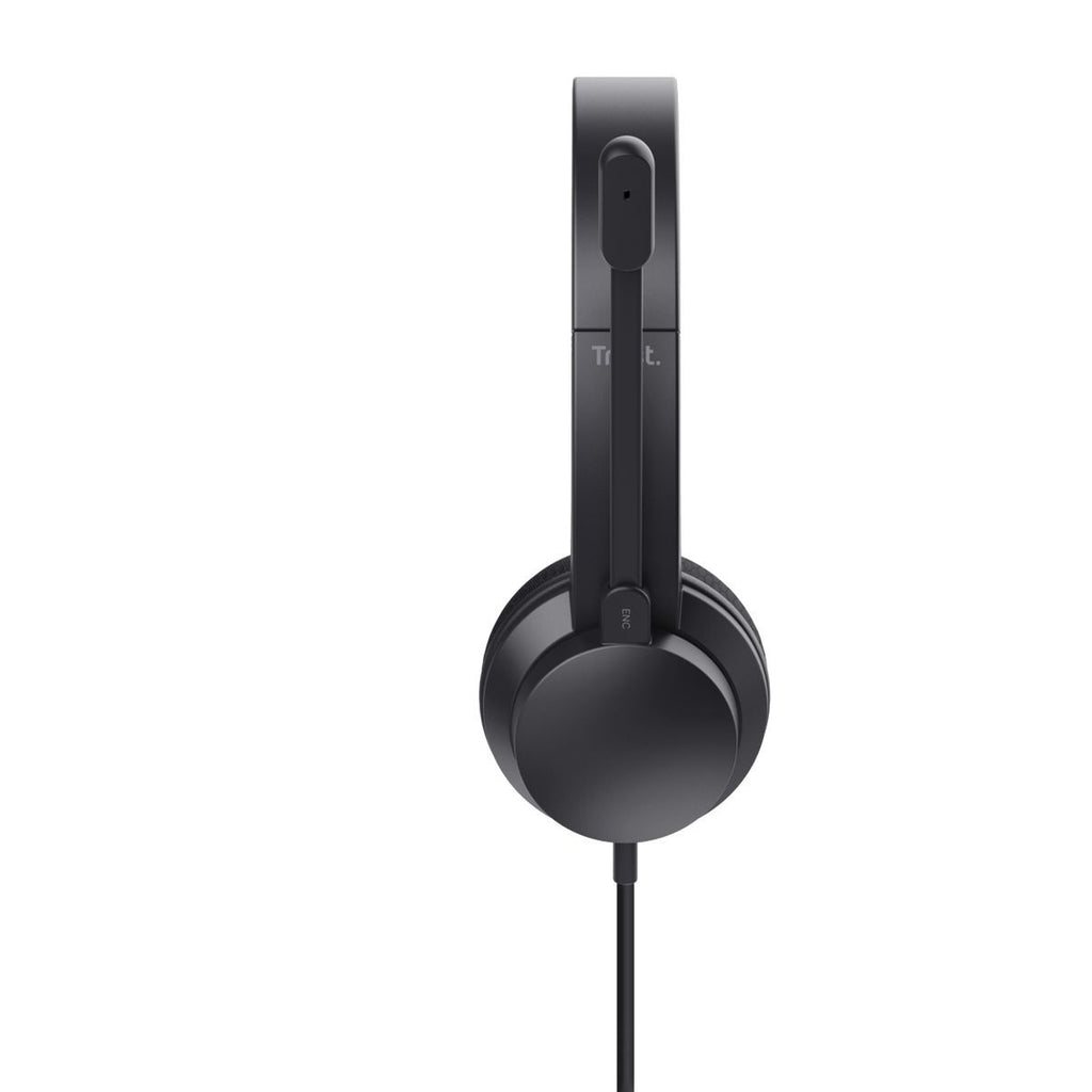 Trust HS-260 Auricolare Cablato Passanuca Ufficio USB tipo A Nero [25334]