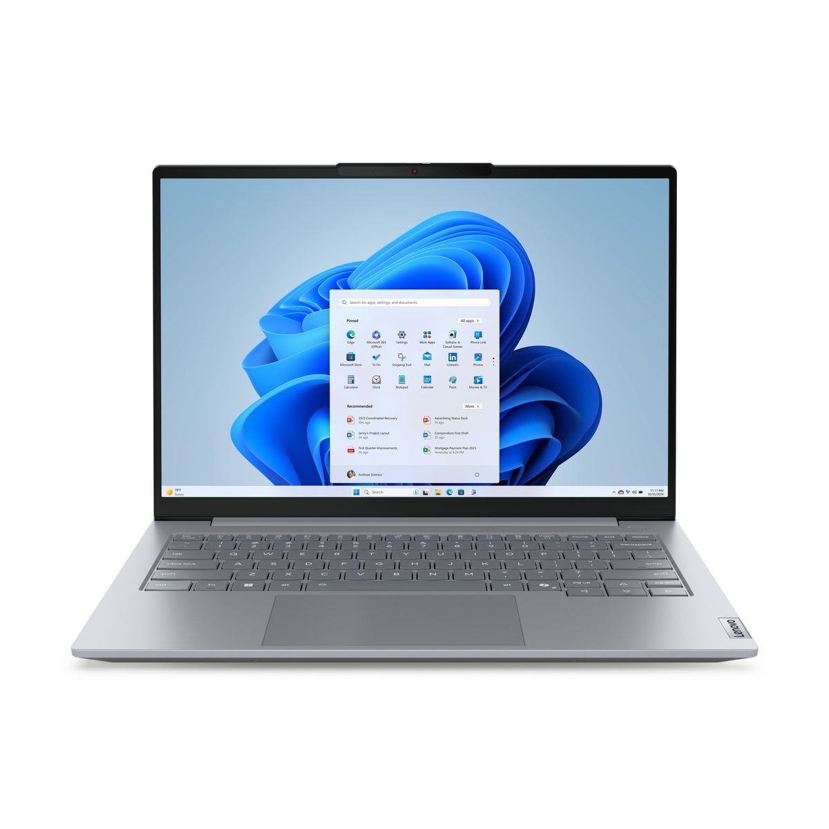 Lenovo ThinkBook 14 Intel Core Ultra 7 255H Computer portatile 35,6 cm (14") WUXGA 16 GB DDR5-SDRAM 512 GB SSD Wi-Fi 6E (802.11ax) Windows 11 Pro Italiano Grigio [21SJ007NIX]