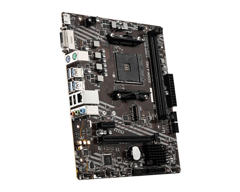 MSI A520M-A PRO scheda madre AMD A520 Socket AM4 micro ATX [A520M-APRO]