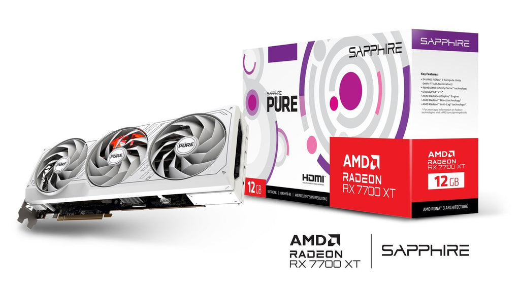 Sapphire PURE Radeon RX 7700 XT AMD 12 GB GDDR6 [11335-03-20G]