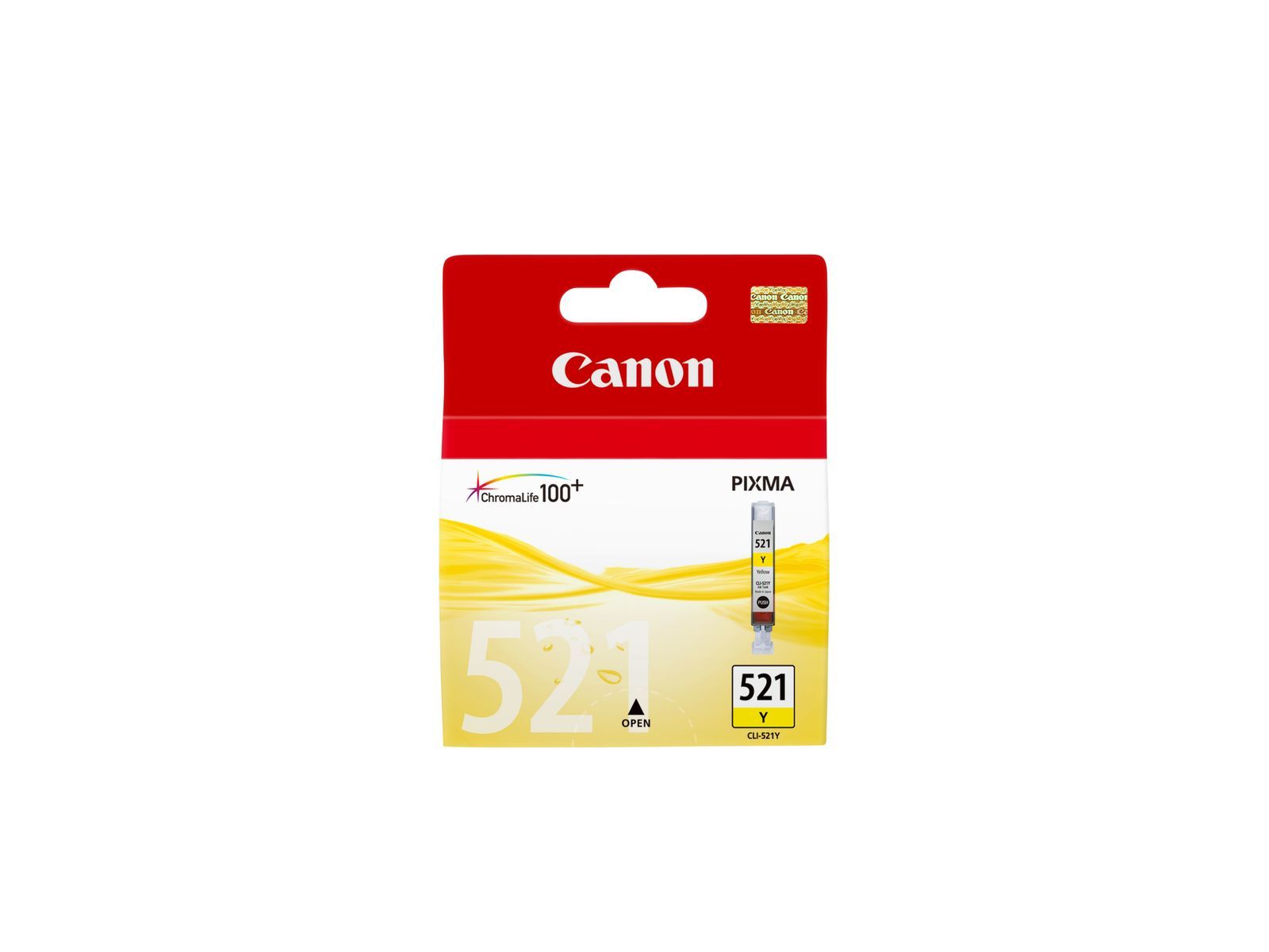 Canon Cartuccia d'inchiostro giallo CLI-521Y [2936B001]