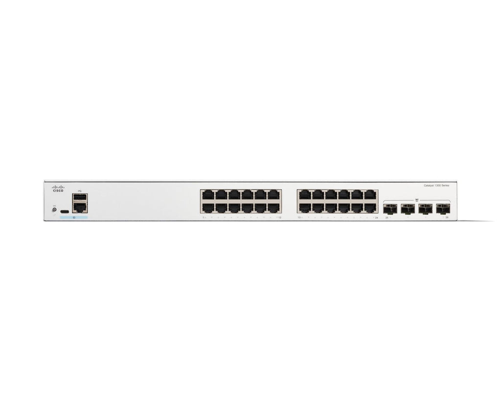 Cisco C1300-24T-4G switch di rete Gestito L2/L3 Gigabit Ethernet (10/100/1000) Bianco [C1300-24T-4G]