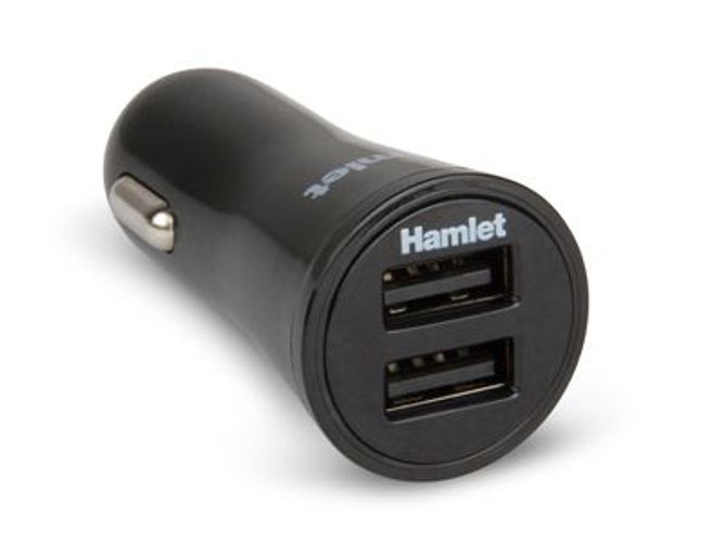 Hamlet XPW12U234 Caricabatterie per dispositivi mobili Nero Auto [XPW12U234]