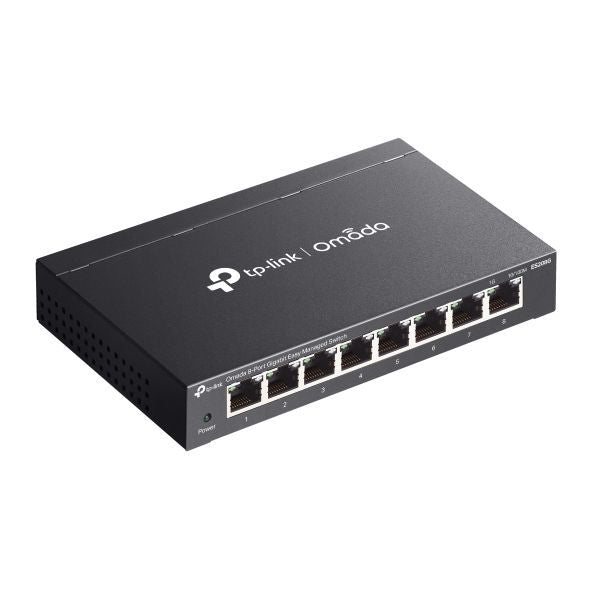 TP-Link ES208G switch di rete Gestito Gigabit Ethernet (10/100/1000) Nero [ES208G]