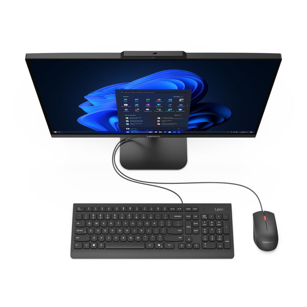 Lenovo V100 Intel N N100 60,5 cm (23.8") 1920 x 1080 Pixel PC All-in-one 8 GB DDR4-SDRAM 512 GB SSD Windows 11 Pro Wi-Fi 6 (802.11ax) Nero [13BE001JIX]