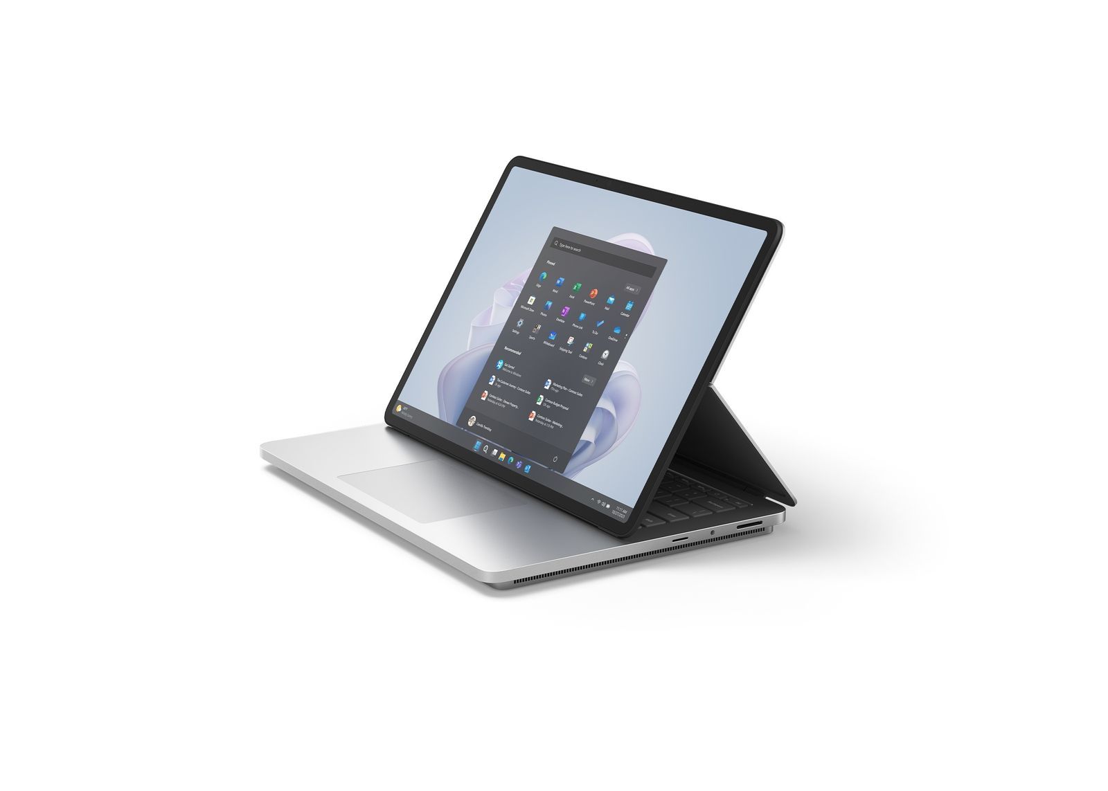Microsoft Surface Laptop Studio 2 Ibrido (2 in 1) 36,6 cm (14.4") Touch screen Intel Core i7 i7-13800H 32 GB LPDDR5x-SDRAM 1 TB SSD NVIDIA GeForce RTX 4050 Wi-Fi 6E (802.11ax) Windows 11 Pro Platino [Z1J-00010]