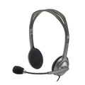 Logitech 981-000593 cuffia e auricolare Cablato A Padiglione Ufficio Grigio [981-000593]