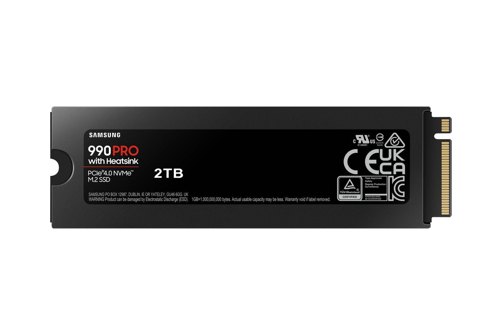 Samsung 990 PRO NVMe 2TB con Dissipatore di calore, SSD interno [MZ-V9P2T0GW]