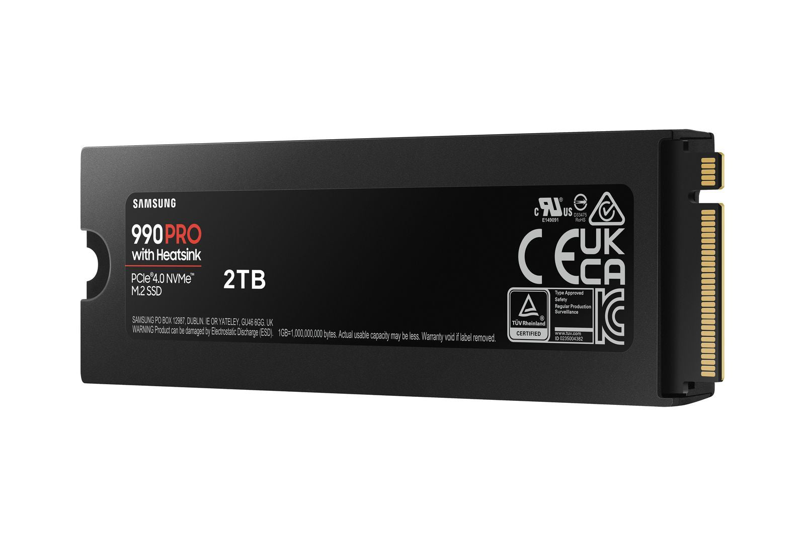 Samsung 990 PRO NVMe 2TB con Dissipatore di calore, SSD interno [MZ-V9P2T0GW]